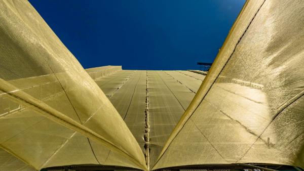 Gerüstschutznetz Typ-IP, Farbe: weiß